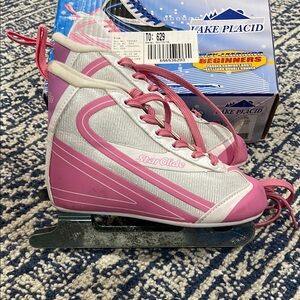 Pink Kids Ice Skates